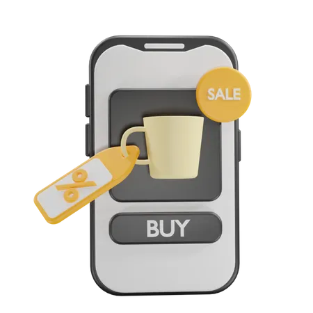 Ecommerce Marketing 3D Icon