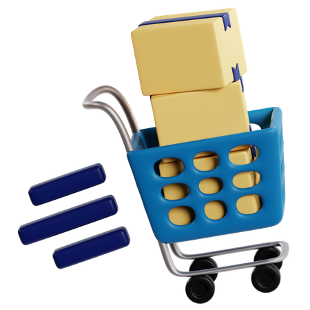 Ecommerce Online Shopping Boom  3D Icon