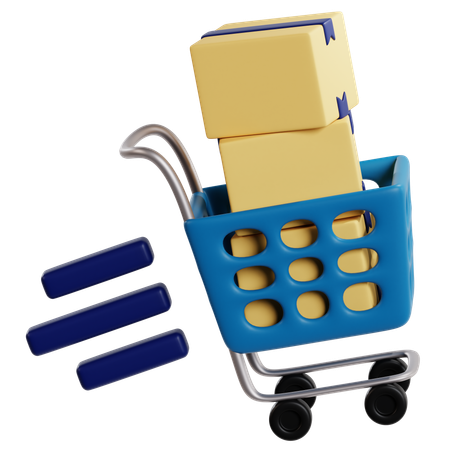 Ecommerce Online Shopping Boom  3D Icon