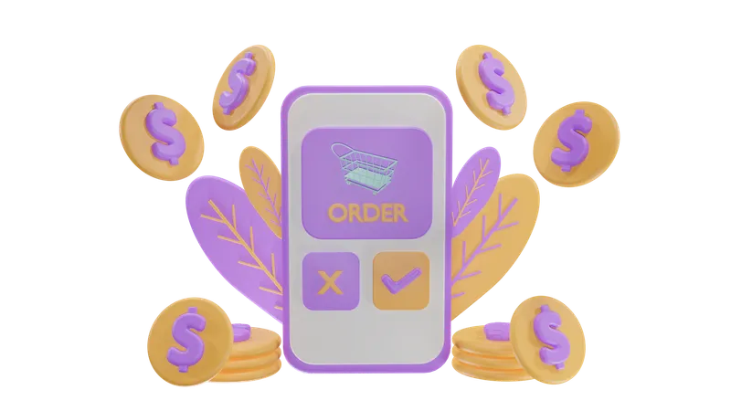 Ecommerce Order Confirmation 3D Icon