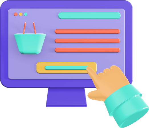 Ecommerce Platform  3D Icon