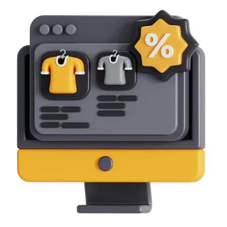 Ecommerce Promo  3D Icon