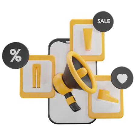 Ecommerce Promotion  3D Icon