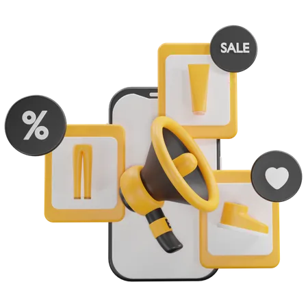 Ecommerce Promotion 3D Icon