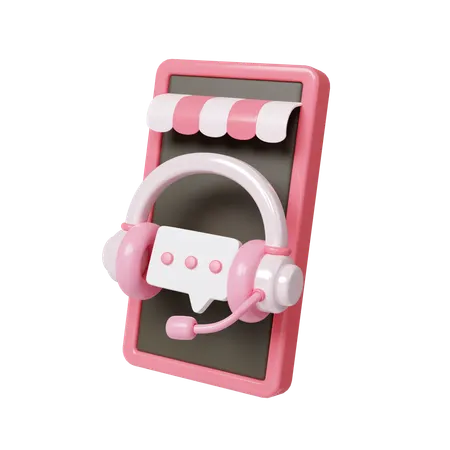 Ecommerce Support  3D Icon