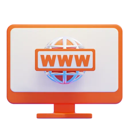 ECOMMERCE WEBSITE  3D Icon