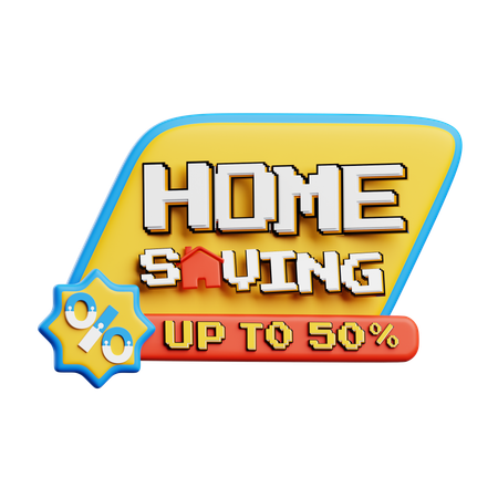 Economia em casa  3D Icon