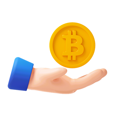 Economia de criptomoeda  3D Icon