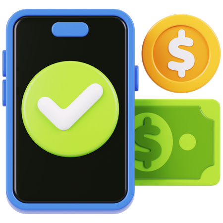 Economia Digital  3D Icon