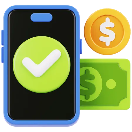 Economia Digital  3D Icon