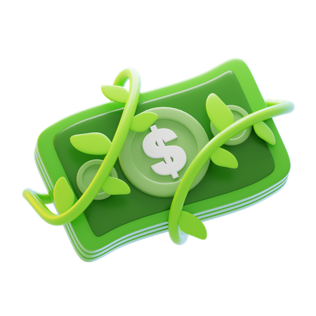 Economia verde  3D Icon