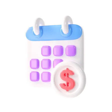 Economic Calendar  3D Icon
