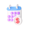 economic calendar emoji 3d