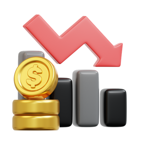 Economic Crisis  3D Icon