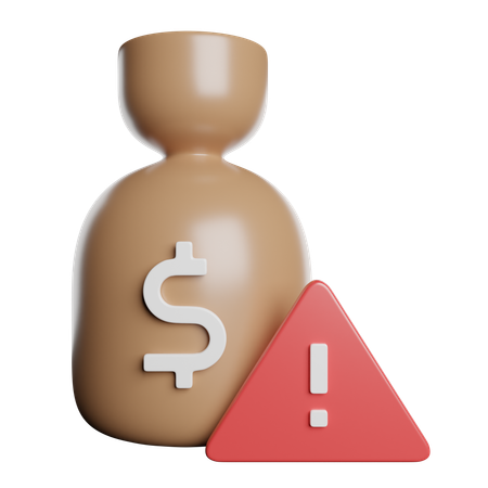 Economic Crisis  3D Icon