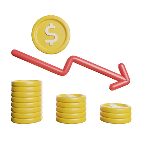 Economic Crisis  3D Icon