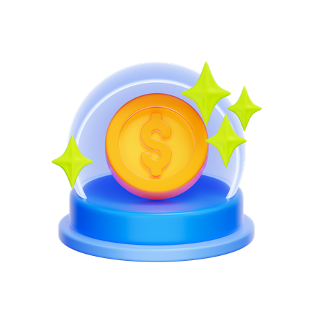 Economic Forecast  3D Icon
