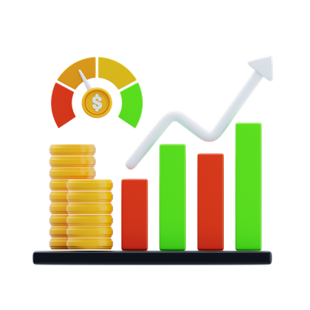 Economic Indicators  3D Icon