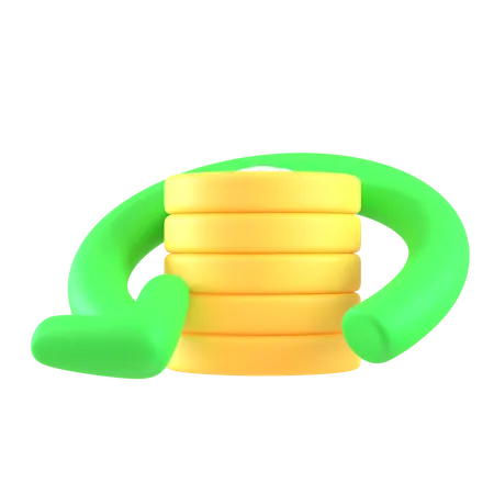 3 D Illustration Economic Recovery 3D Icon