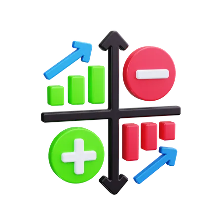 Économie commerciale  3D Icon