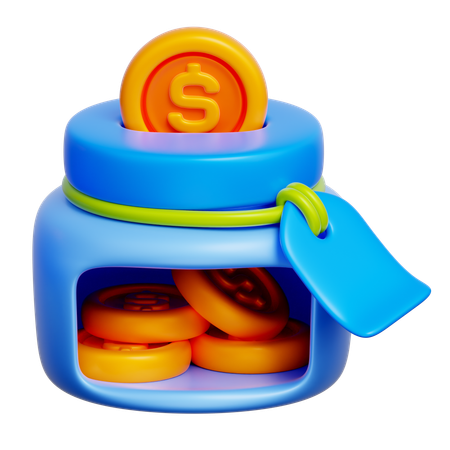 Économie d'argent  3D Icon