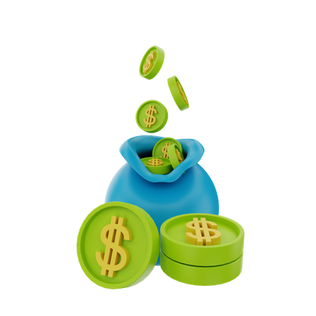 Économie d'argent  3D Icon