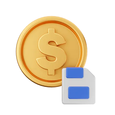 Économie d'argent  3D Icon