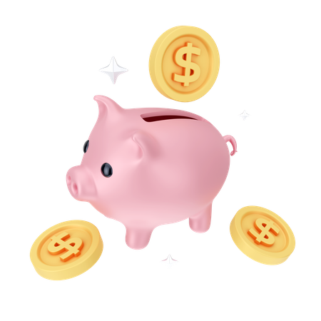 Économies en dollars  3D Icon