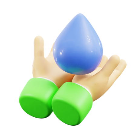 Économiser l'eau  3D Icon