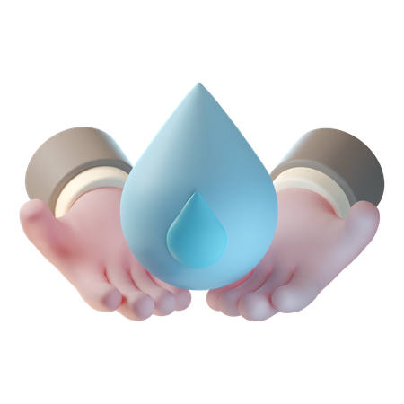 Économiser l'eau  3D Icon