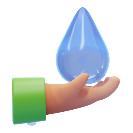 Économiser l'eau  3D Icon