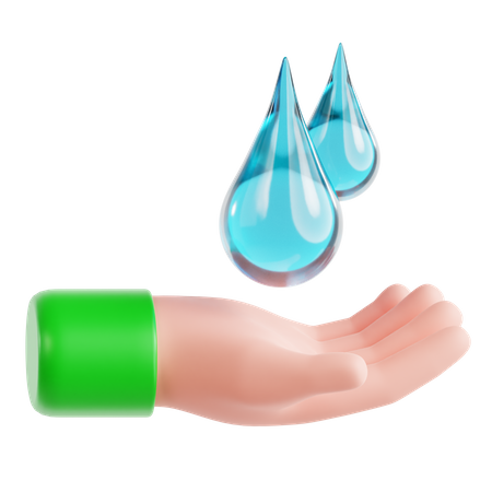 Économiser l'eau  3D Icon