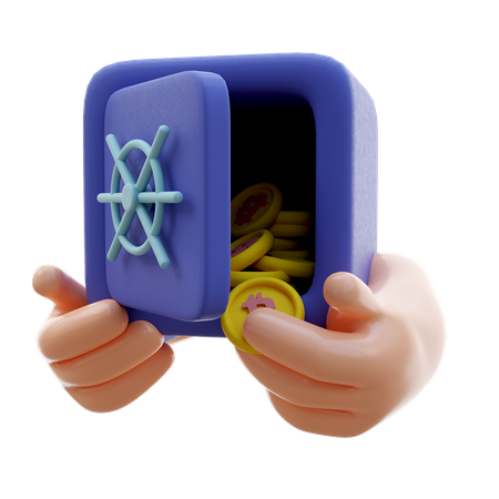 Economizando dinheiro  3D Icon