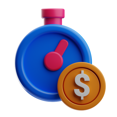 Economizar tempo  3D Icon