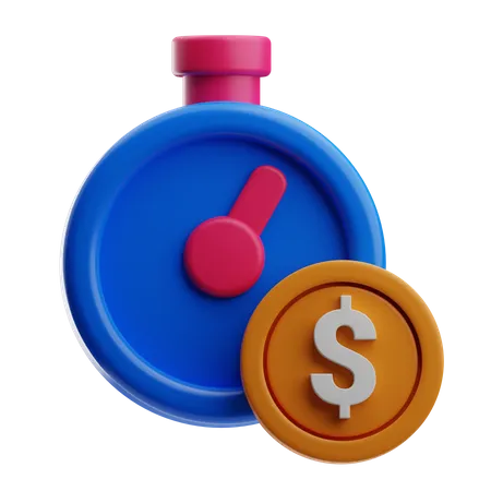 Economizar tempo  3D Icon