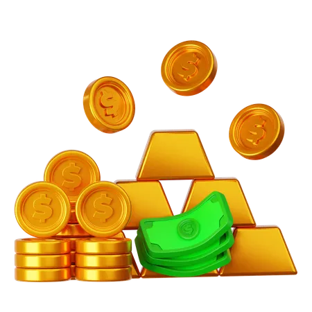 Economy  3D Icon