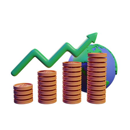 Economy  3D Icon