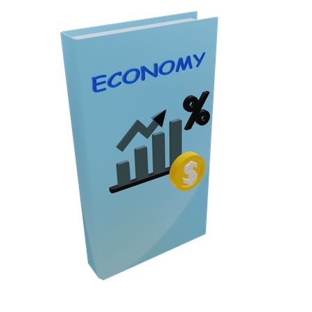 Economy Book  3D Icon