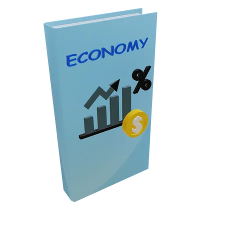 Economy Book  3D Icon