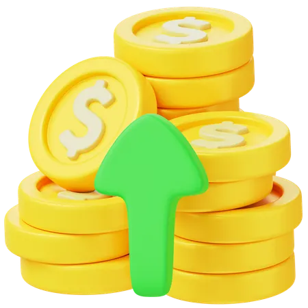 Economy Growth  3D Icon