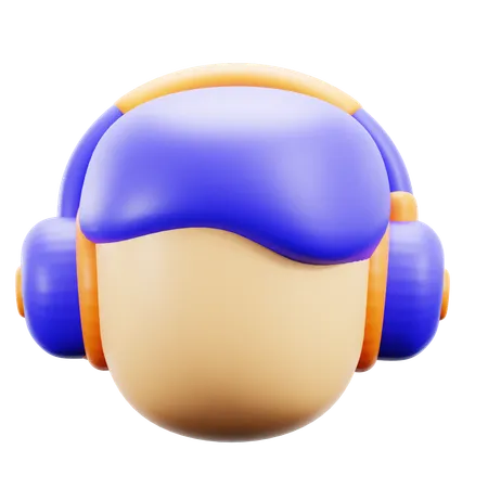 Podcast en écoute  3D Icon