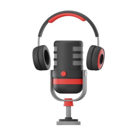 Écouter un podcast  3D Icon