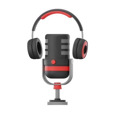 Écouter un podcast  3D Icon