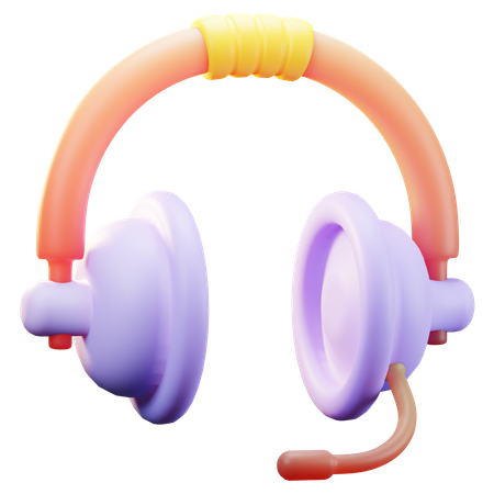 Écouteurs  3D Illustration