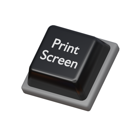 Écran d'impression des touches  3D Icon