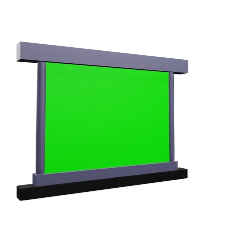 Écran vert  3D Icon