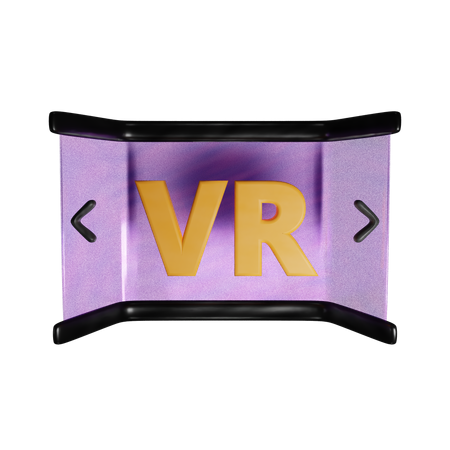 Écran de réalité virtuelle  3D Icon