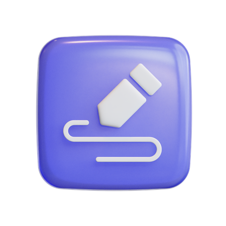 Écrire  3D Icon