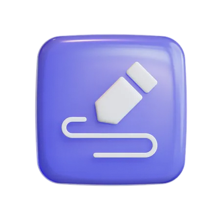 Écrire  3D Icon