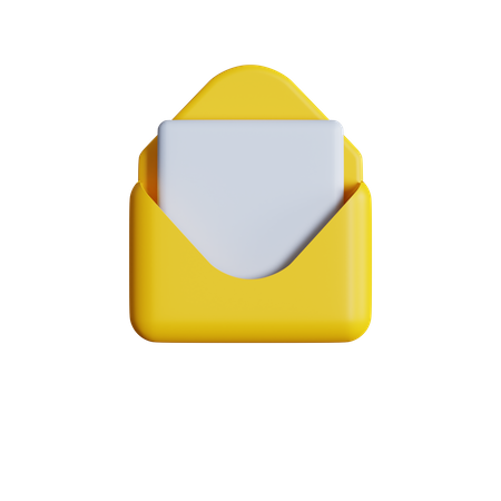 Écrire un email  3D Icon